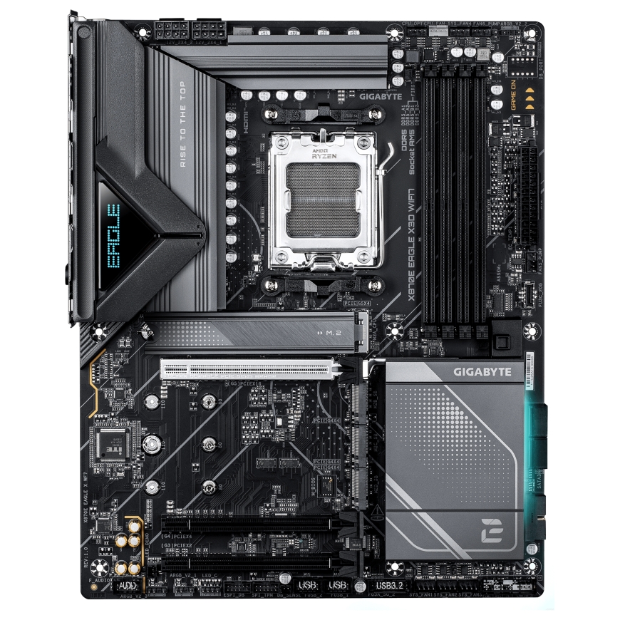 GIGABYTE X870E EAGLE X3D WIFI7 AMD X870E Pistoke AM5 ATX – 2