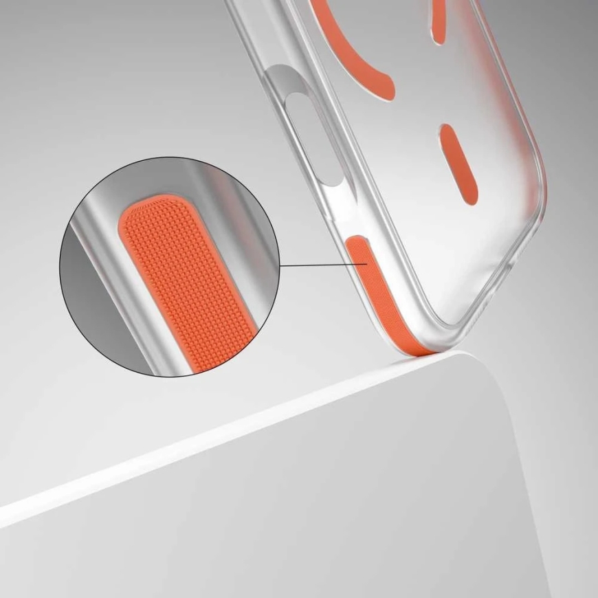 Etteri Icy Mag maciņš iPhone 16 Pro 6,3" oranžs – 2