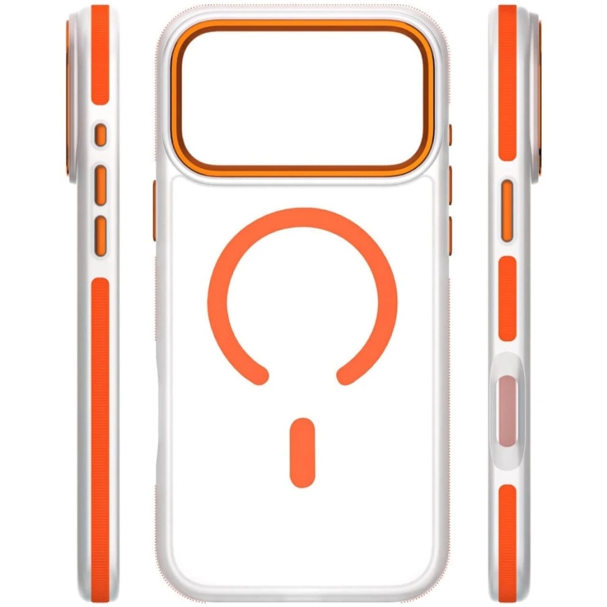Чехол Etteri Icy Mag для iPhone 16 Pro 6,3" оранжевый – 3