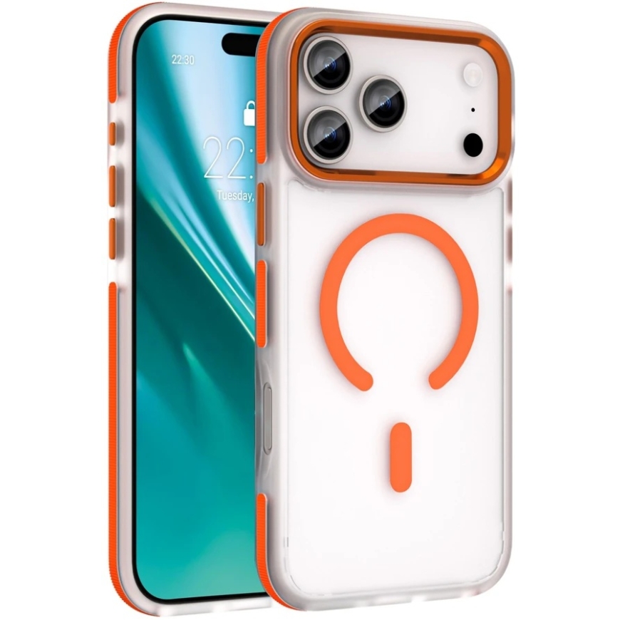 Etteri Icy Mag case for iPhone 16 Pro 6.3" orange – 4