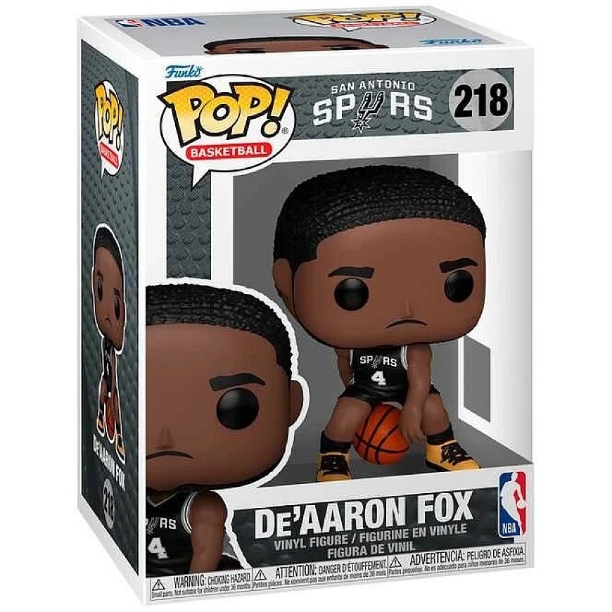 FUNKO POP! Vinyylihahmo: San Antonio Spurs - De'Aaron Fox, 9 cm