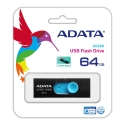 ADATA UV320 USB флеш накопитель 64 GB USB тип-A 3.2 Gen 1 (3.1 Gen 1) Черный, Синий ADATA UV320 USB флеш накопитель 64 GB USB тип-A 3.2 Gen 1 (3.1 Gen 1) Черный, Синий