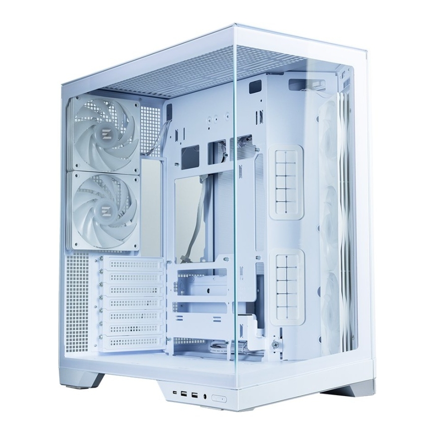 Zalman D50, ATX Mid Tower -kotelo, 3 x 120 mm tuuletinta, valkoinen – 3