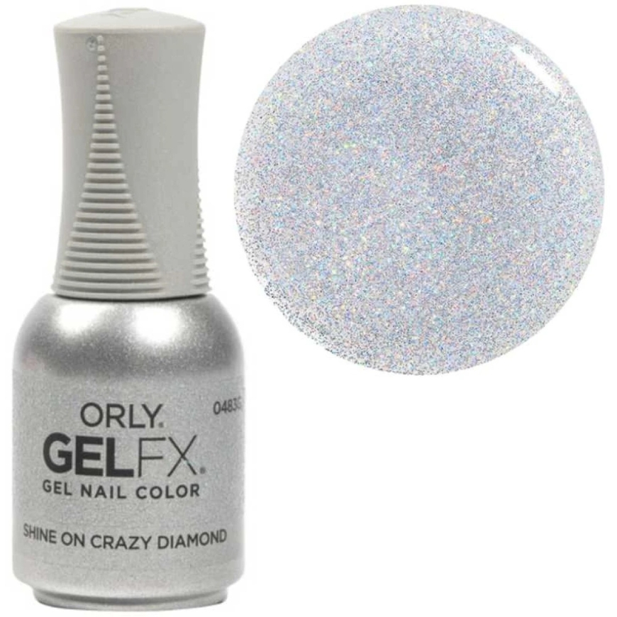 Полуперманентный лак для ногтей Orly Gelfx Glitter Shine On Crazy Diamond, 18 мл – 2