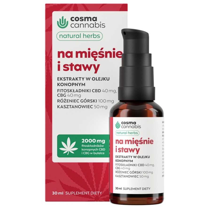 Cosma Cannabis Биологически активная добавка для мышц и суставов 30 мл