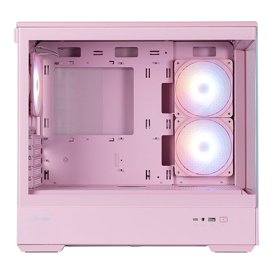 Zalman P30 V2, mini-ресничка mATX, корпус ПК, 3 x 120 мм ARGB вентилятора, розовый – 2