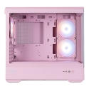 Zalman P30 V2, mATX Mini Tower -kotelovaihdin, 3 x 120 mm ARGB -tuulettimet, Vaaleanpunainen