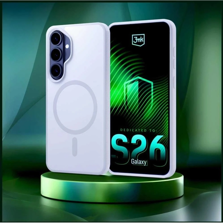 3MK Smoke MagCase for Samsung Galaxy S26 white – 3