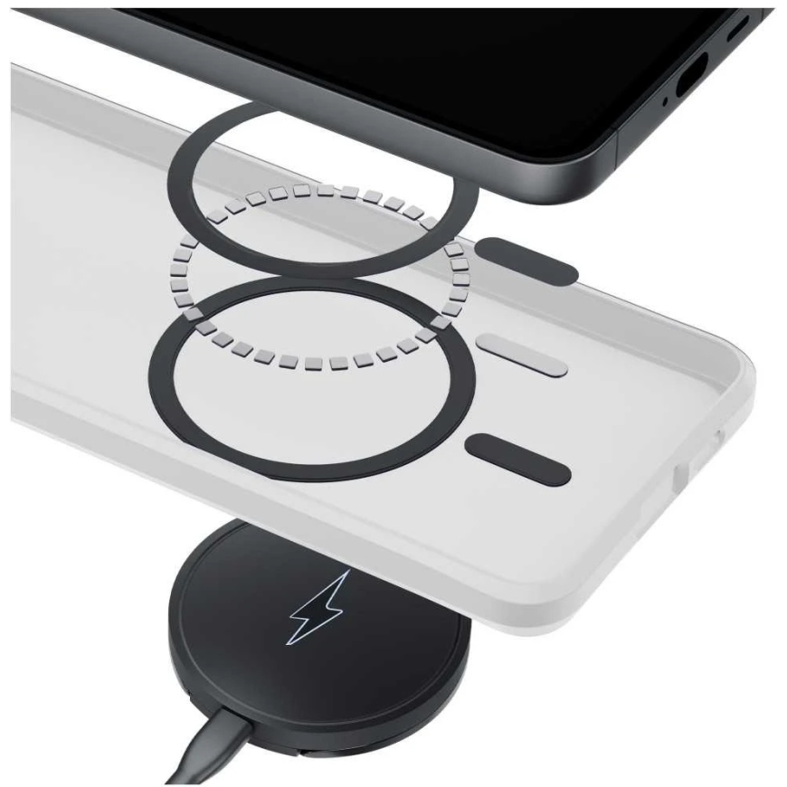 3MK Smoke MagCase Samsung Galaxy S26 baltā – 5