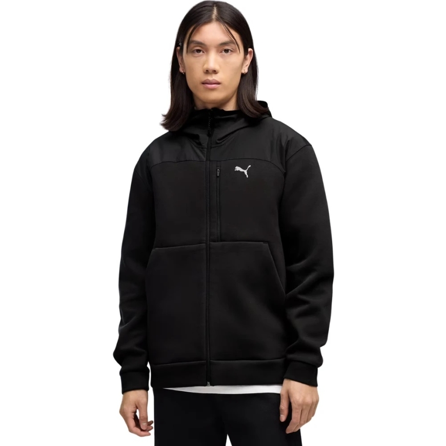 Bluza vyriška Puma Tech Material Mix juoda 694490 01 (L)