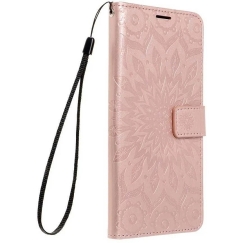Forcell Oem MEZZO raamatukate Samsung Galaxy A12 / M12 mandala roosa kuldne värv