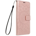 Forcell Oem MEZZO Kirjatuki Samsung Galaxy A12 / M12 mandala vaaleanpunainen kultainen väri Forcell Oem MEZZO Kirjatuki Samsung Galaxy A12 / M12 mandala vaaleanpunainen kultainen väri