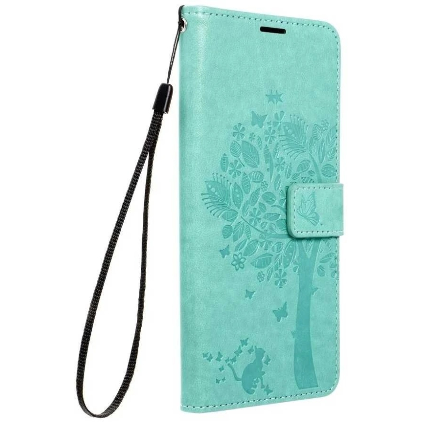 Forcell Oem MEZZO Book kate Samsung Galaxy A13 4G puidu rohelises värvis