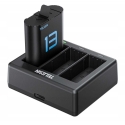 null Battery Charger - Telesin S0-ECB-07-TGP 3-Channel USB-C Charger with 2x 1900mAh Batteries null Battery Charger - Telesin S0-ECB-07-TGP 3-Channel USB-C Charger with 2x 1900mAh Batteries