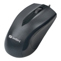 Sandberg 631-01 pele Birojs Labā roka USB Type-A Optisks 1200 DPI Sandberg 631-01 pele Birojs Labā roka USB Type-A Optisks 1200 DPI