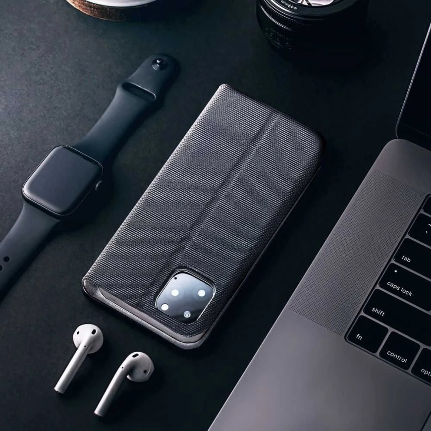 Oem Atverčiamas dėklas, skirtas Xiaomi Redmi NOTE 15 PRO 5G jautriai knygai, juodas – 3