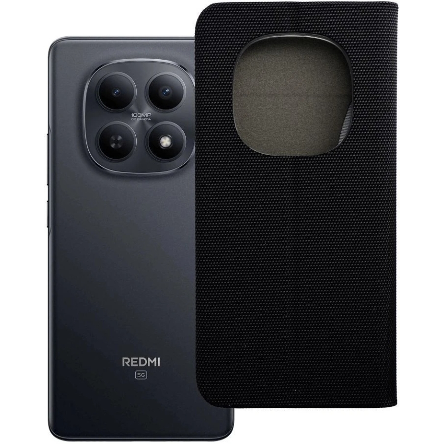 OEM Flip Case for Xiaomi Redmi NOTE 15 PRO 5G Sensitive Book, Black – 4