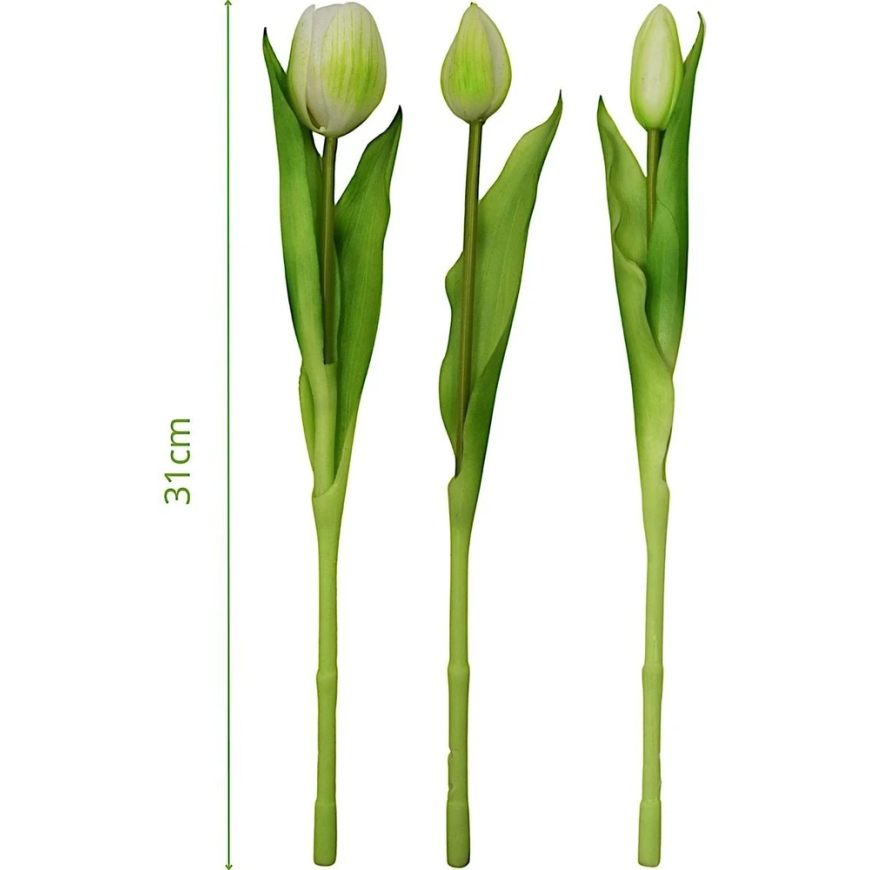 Saska Garden Valge tulpide kimp 31 cm – 3