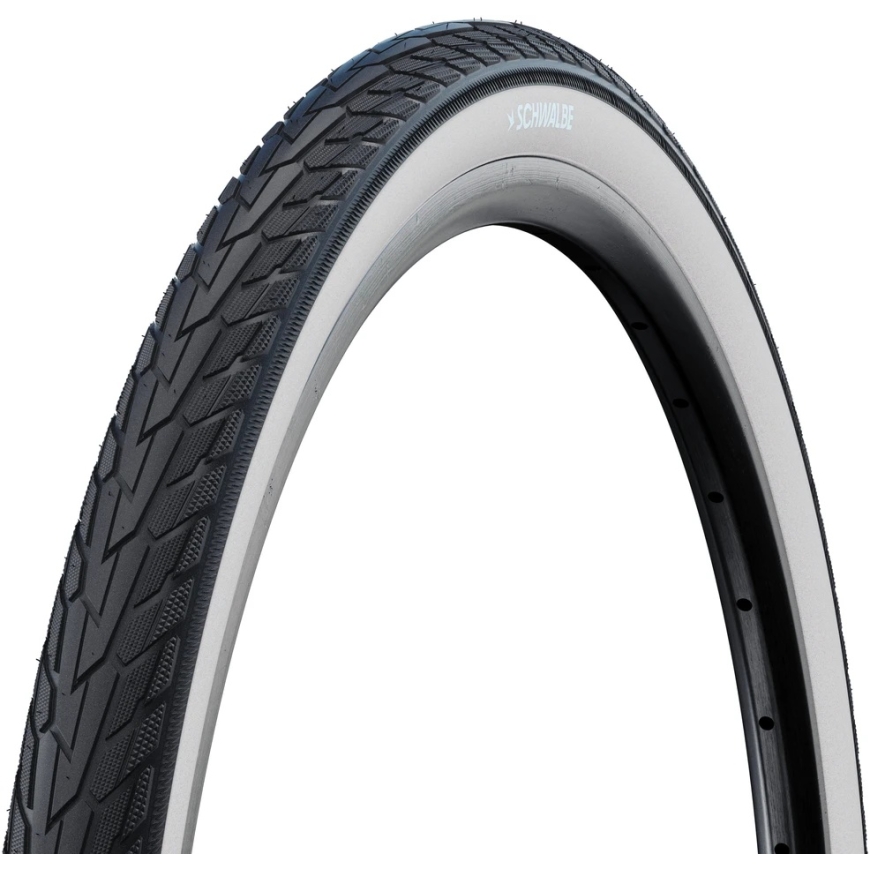 Tire 20" Schwalbe Motion Road Cruiser HS 484 Active Wired 47-406 / 20x1.75 Whitewall – 2