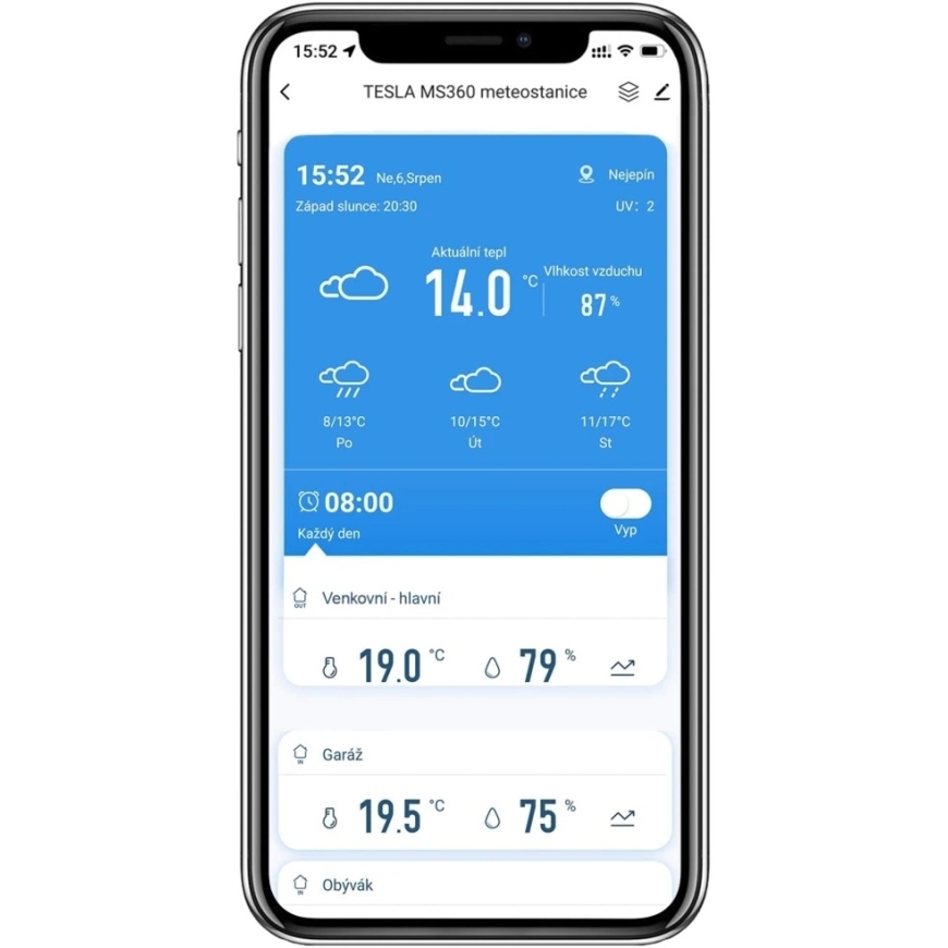 Säähavaintolaite TESLA Device MS360 Wi-Fi-antennilla – 5