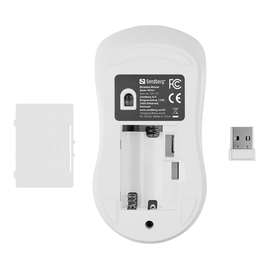 Sandberg 331-05 pele Universāls Abām rokām RF Bezvadu 1600 DPI – 5
