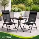 Gardlov juodas folding garden chair, 2 pieces Gardlov juodas folding garden chair, 2 pieces