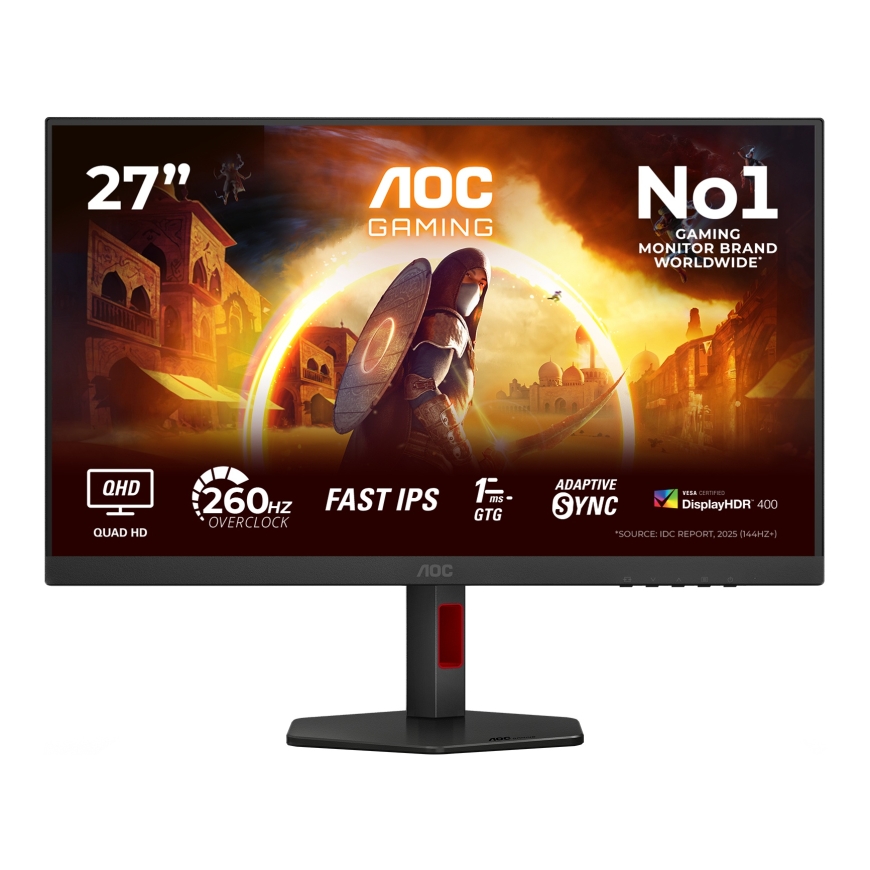 AOC G4 Q27G4ZR монитор для ПК 68,6 cm (27") 2560 x 1440 пикселей Quad HD LED Черный, Красный