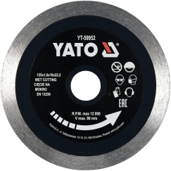 Yato TILING DISC 125MM FOR PROFESSIONAL CERAMICS