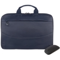 Tucano Borsa Idea набор: 15.6" сумка для ноутбука + мышь, синий Tucano Borsa Idea набор: 15.6" сумка для ноутбука + мышь, синий