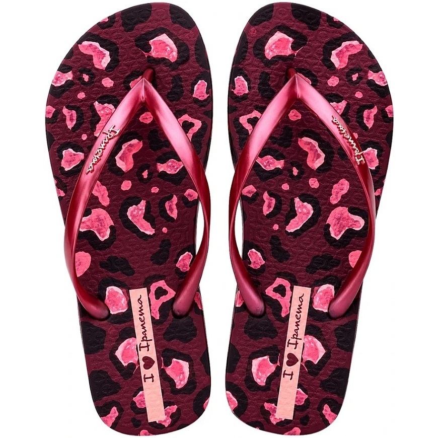 Klapki moterims Ipanema Animal Print rožinė 83846-BP657 (40) – 2