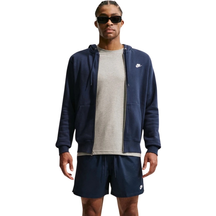 Nike Club BB FZ Huppari Miehet Tummansininen FN3861 451 (S)