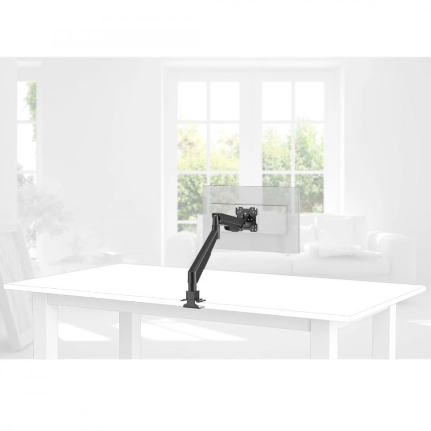 Hama 220905 monitoriteline kaasujousella, 1 käsi, 13"–35", must – 4