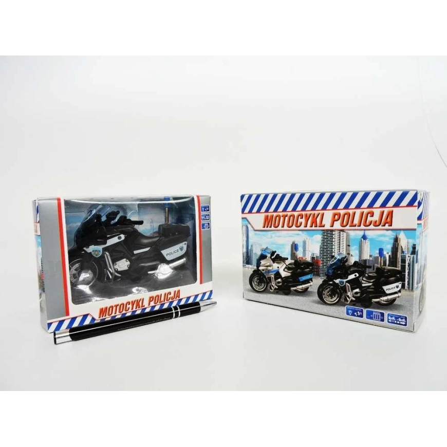 HKG Hipo Police motorcycle 13cm motorized light, sound M1217U – 3