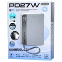 Ārējā akumulators Power Bank Remax FP-5 27W 60000mAh pelēks