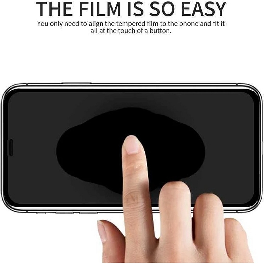 Karkaistu lasi Samsung A57 5G X-One Full Cover Extra Strong Matt (täysiliima) musta – 2