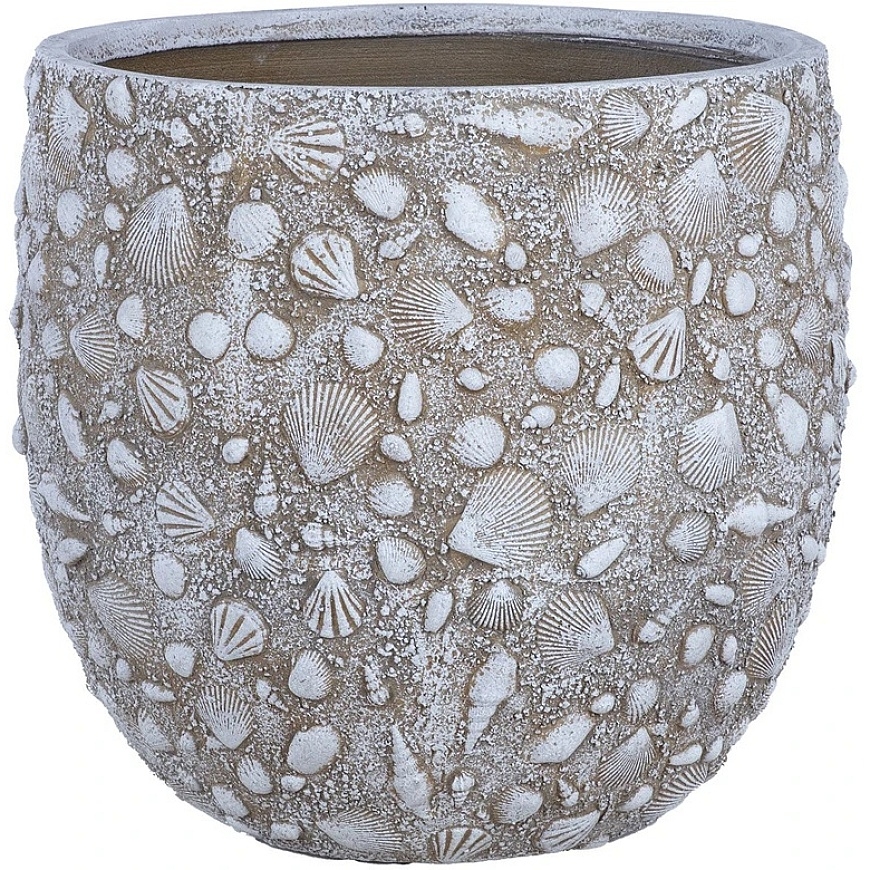 Home4You Kukkaruukku "SUNNY SHELL", D44,5 x K41 cm, hiekanvärinen – 3