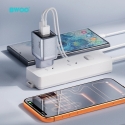 Canyon BWOO BO-CDA237 seinälaturi 1xUSB-A + 1xUSB-C 3A PD 30W + QC 18W harmaa PPS:llä Canyon BWOO BO-CDA237 seinälaturi 1xUSB-A + 1xUSB-C 3A PD 30W + QC 18W harmaa PPS:llä