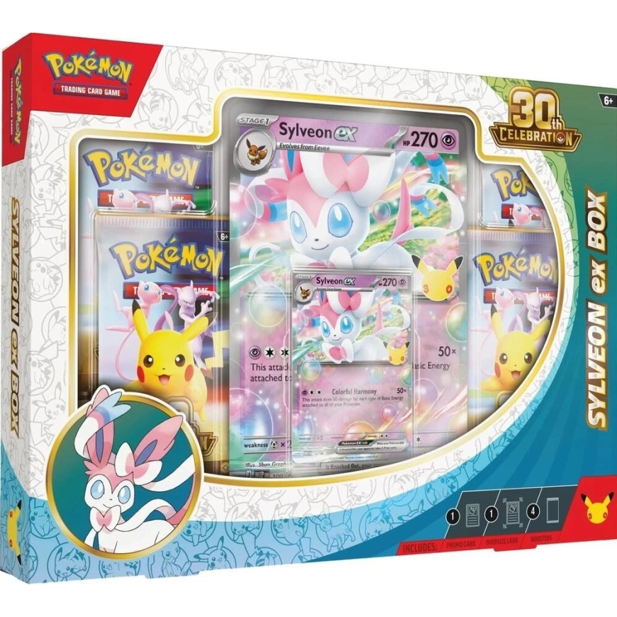 Collectible Card Game - The Pokémon Company 30th Celebration Sylveon ex Box – 2