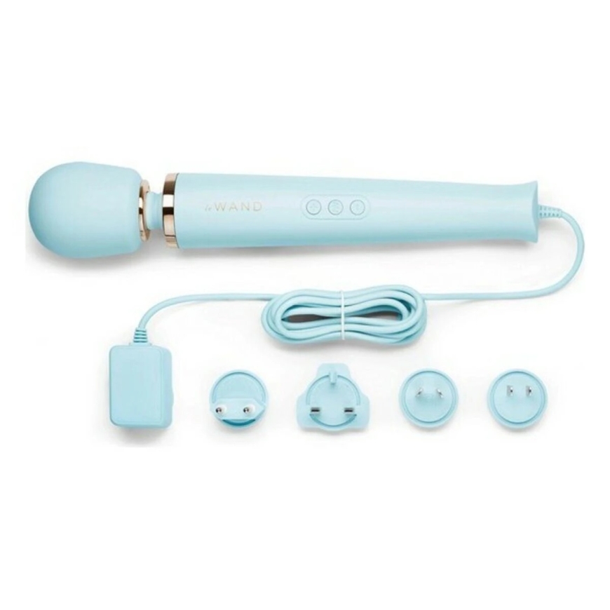 Blue Le Wand – powerful plug-in vibrating massager Sky Blue – 5