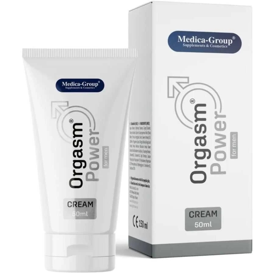 Medica Group Orgasm Power for Men Крем для интимной жизни для сильной и длительной эрекции 50 мл – 3
