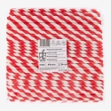 Live Paper ZigZag söögitorud, punased/ribad, D 8 mm, L 24 cm, 250 tk Live Paper ZigZag söögitorud, punased/ribad, D 8 mm, L 24 cm, 250 tk