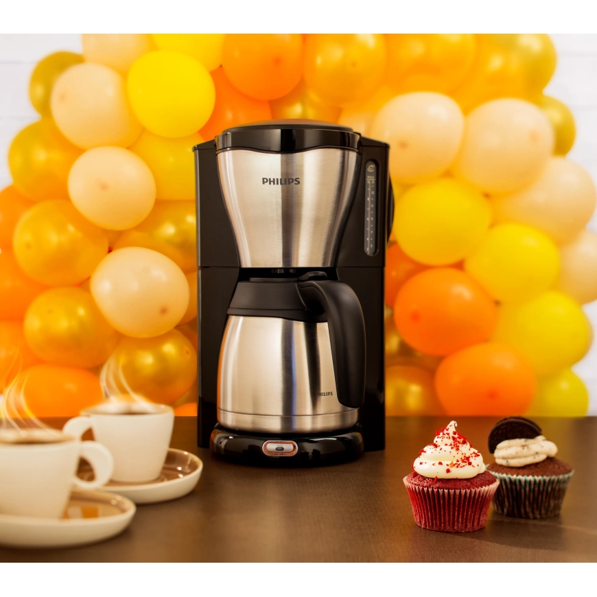 Philips Café Gaia Collection Metalo spalvos kavos aparatas su terminiu ąsočiu – 5