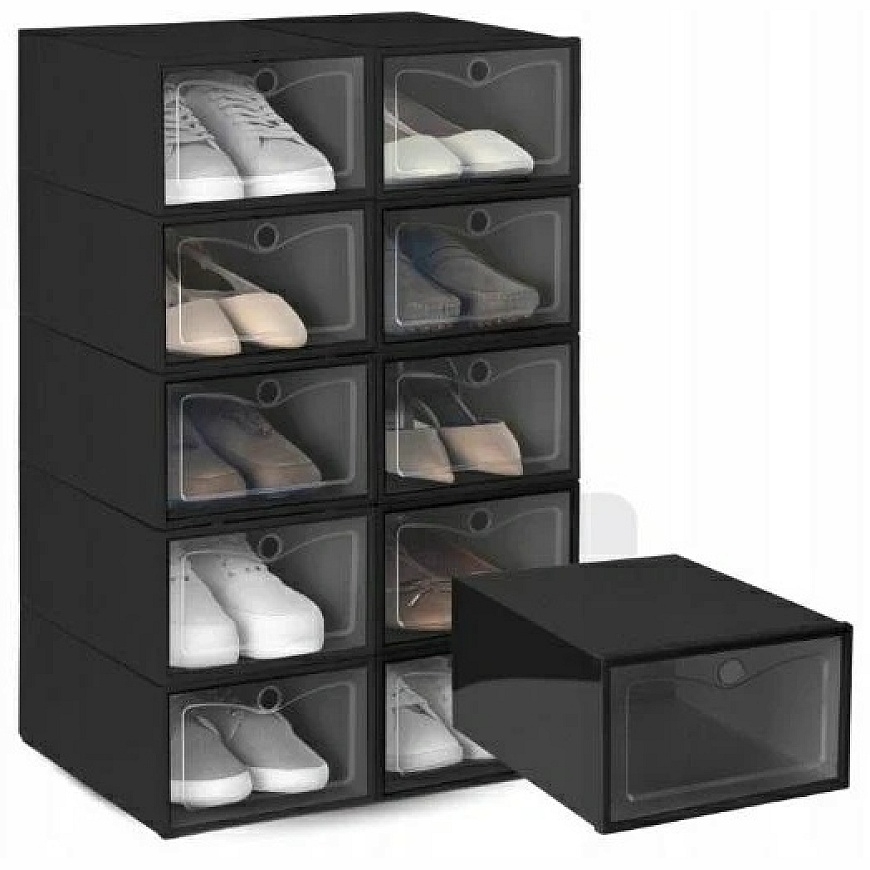 ATL DA603B органайзер для обувных коробок 10 шт черный