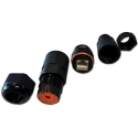 DATACOM STP CAT6A jungtis, 2xRJ45 (8p8c), tiesi, LAUKO SKIRTUMUI DATACOM STP CAT6A jungtis, 2xRJ45 (8p8c), tiesi, LAUKO SKIRTUMUI