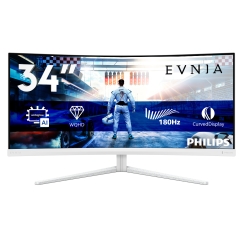 Philips Evnia 5000 34M2C5501A/00 PC lamekuvar 86,4 cm (34") 3440 x 1440 pikslit Wide Quad HD LCD Valge