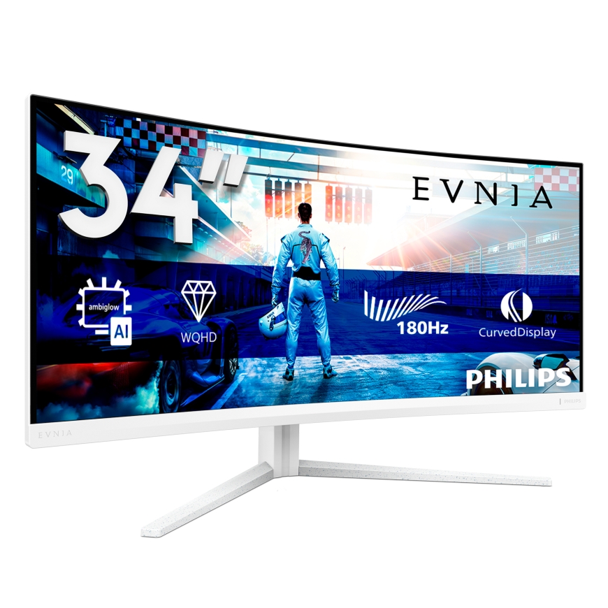 Philips Evnia 5000 34M2C5501A/00 монитор для ПК 86,4 cm (34") 3440 x 1440 пикселей Wide Quad HD ЖК Б – 2