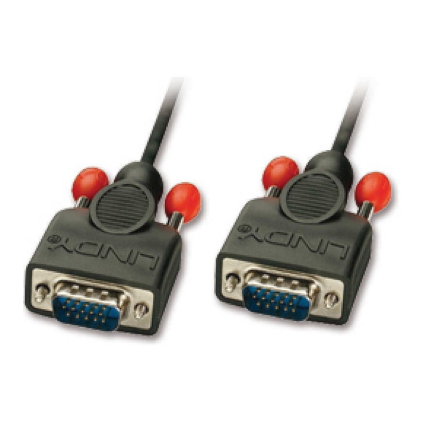 Lindy 31440 VGA-kaapeli 1 m VGA (D-Sub) Musta