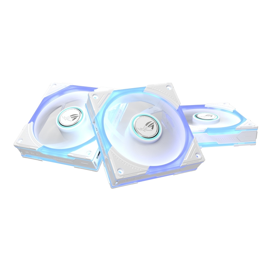 ASUS ROG Eurux GR120 ARGB Fan White Triple Pack Tietokonekotelo Tuuletin 12 cm Valkoinen 3 kpl – 3