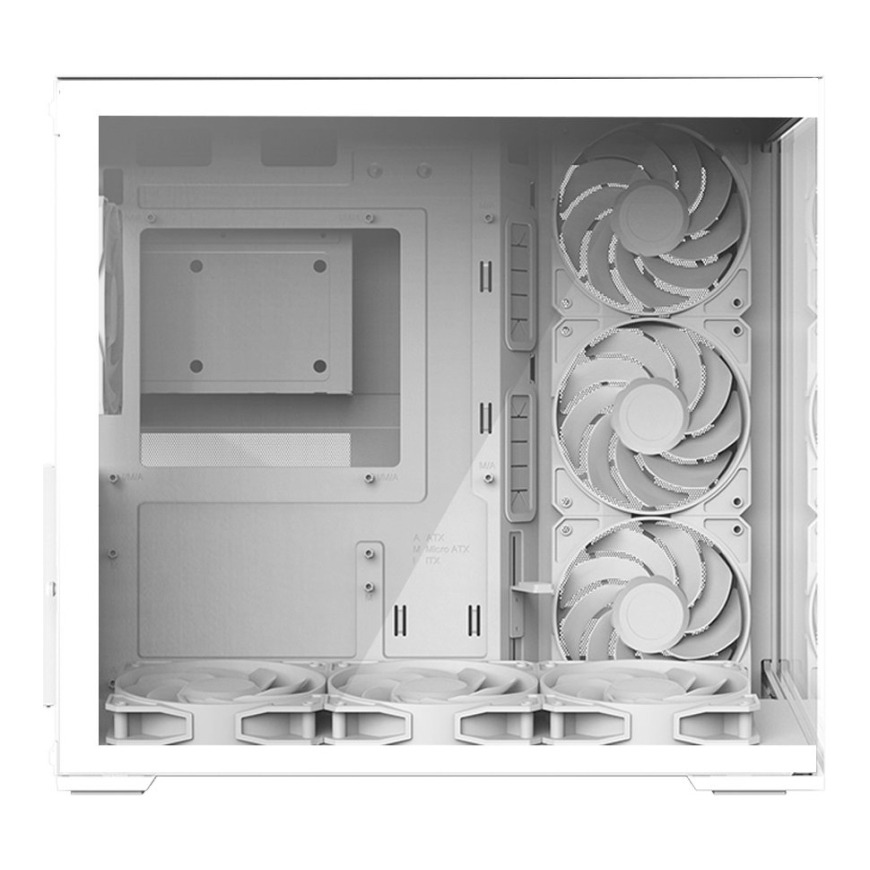 Zalman D40, настольный корпус ATX среднего размера, 7 вентиляторов 120 мм ARGB, белый – 5
