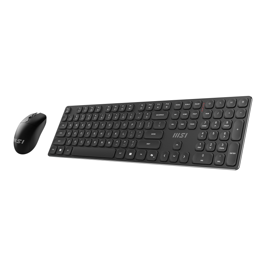 MSI FORGE K210 WIRELESS COMBO keyboard Mouse included Home/Office USB QWERTY US English Black – 3